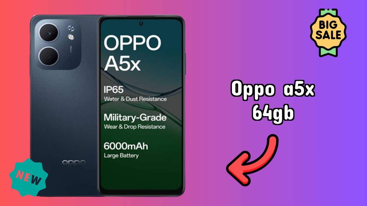 OPPO A5x 64GB Display Technology: LCD Review