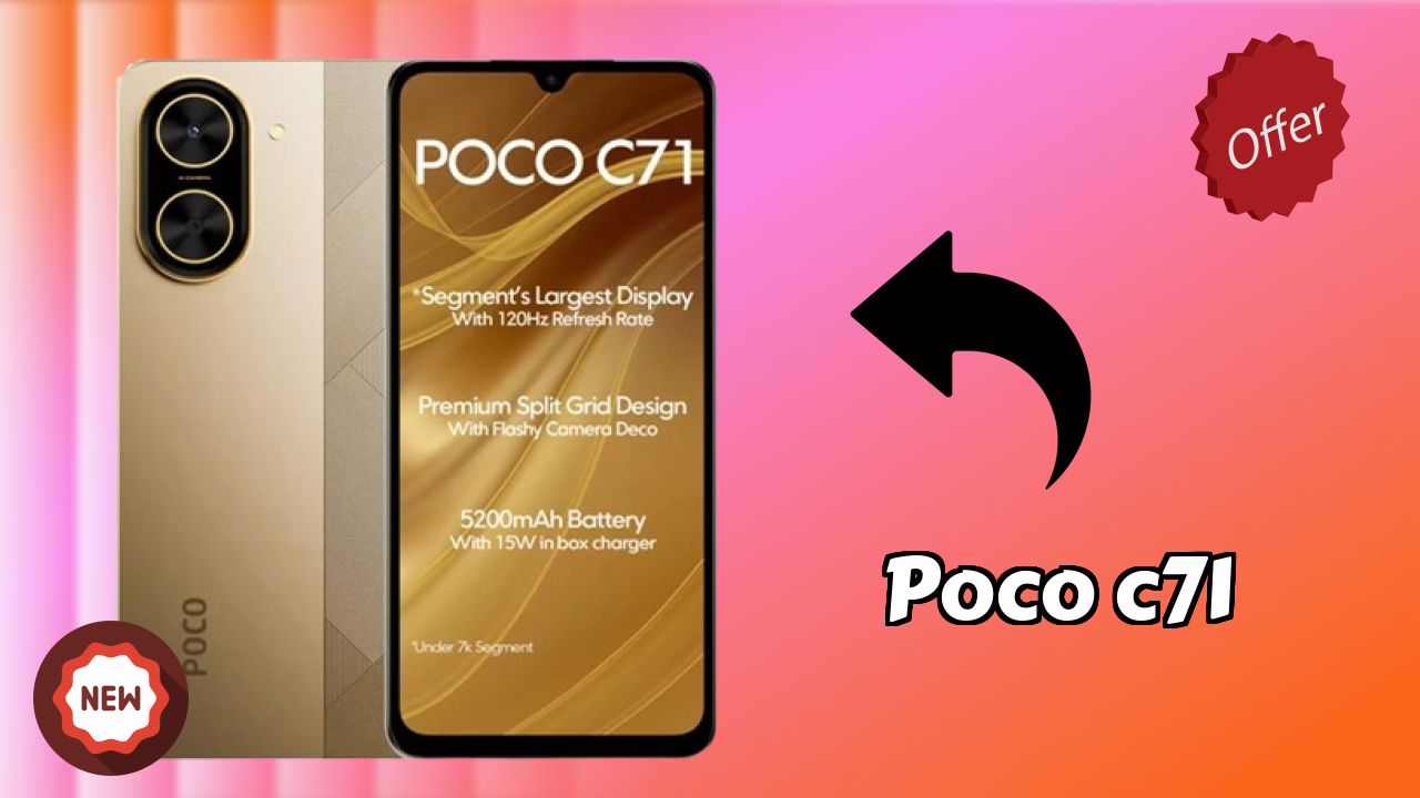 POCO C71 Price Drop: Now at ₹6,179 Only