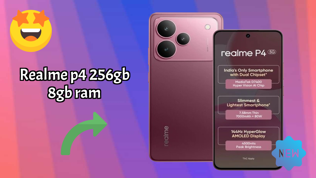 Realme P4 256GB 8GB RAM Performance: 8 GB RAM Gaming Check