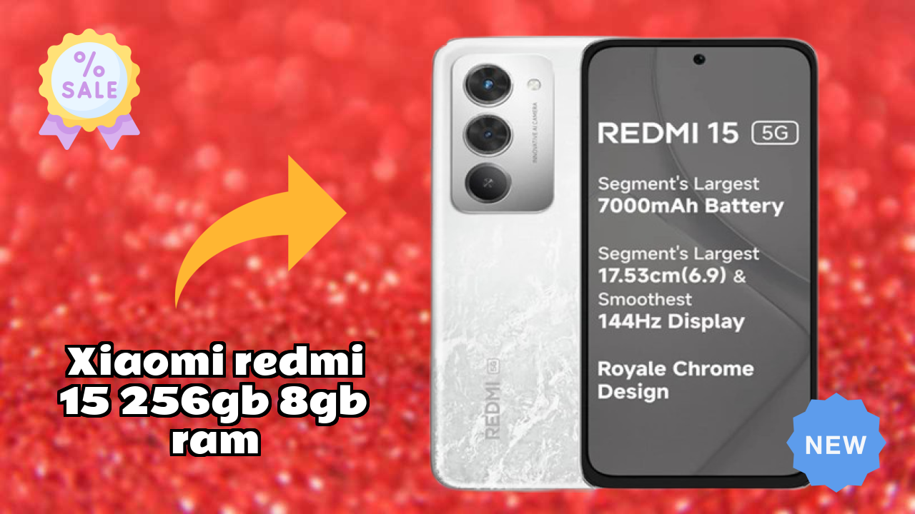 Xiaomi Redmi 15 256GB 8GB RAM Camera Quality: 50 MP Rear Camera Low Light
